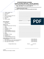 Formulir Daftar Ulang 2015-2016