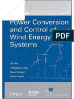Power Conversion and Control of Wind Energy Systems PDF