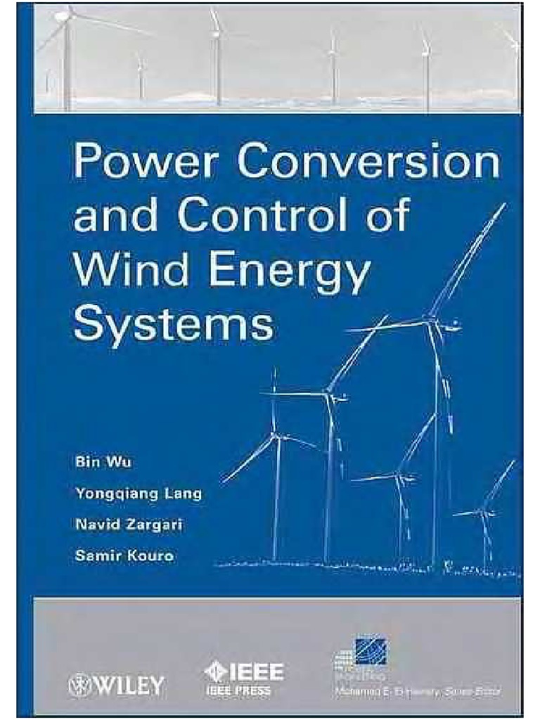 Power Conversion and Control of Wind Energy Systems PDF | PDF ...