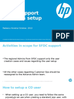 SFDC Support CO Users Setup: Radescu Horatiu/ October, 2013