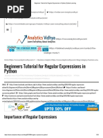 Beginners Tutorial For Regular Expressions in Python - Python Learning