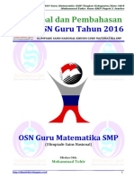 Soal Dan Pembahasan OSN Guru Matematika SMP Tahun 2016-Www.olimattohir.blogspot.com