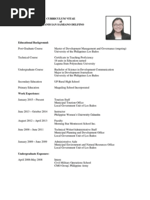 Curriculum Vitae
