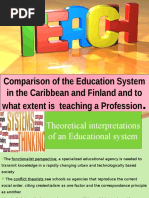 Comparison of The Education System in The Caribbean and Finland.