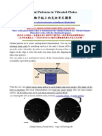 Chladni Patterns in Vibrated Plates