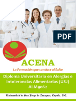 Diploma Universitario Alergias Intolerancias Alimentarias