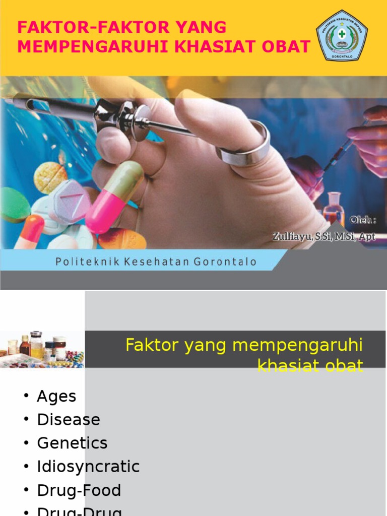 FaktorFaktor yang Mempengaruhi Khasiat Obat.ppt  Digestion  Medical