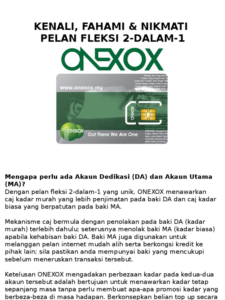 Onexox Flexi Plan Ma24sen Pdf