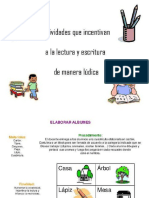 ActividadesEscrituraLecME PDF