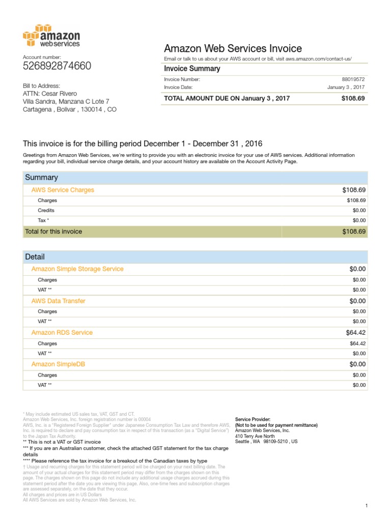 Invoice_88019572 Invoice Amazon  Services