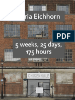 Maria Eichhorn 5 Weeks, 25 Days, 175 Hours Chisenhale Gallery 2016