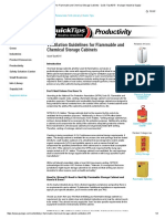 Ventilation Guidelines For Flammable and Chemical Storage Cabinets