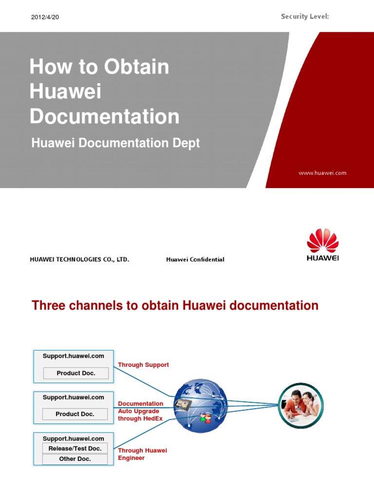 How To Obtain Huawei Documentation PDF