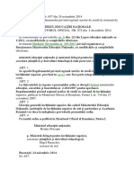 OM 657 2014 Regulament Privind Regimul Actelor de Studii Inv Superior