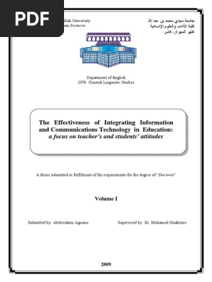 Agnaou Phd Dissertation Volume I Educational - 