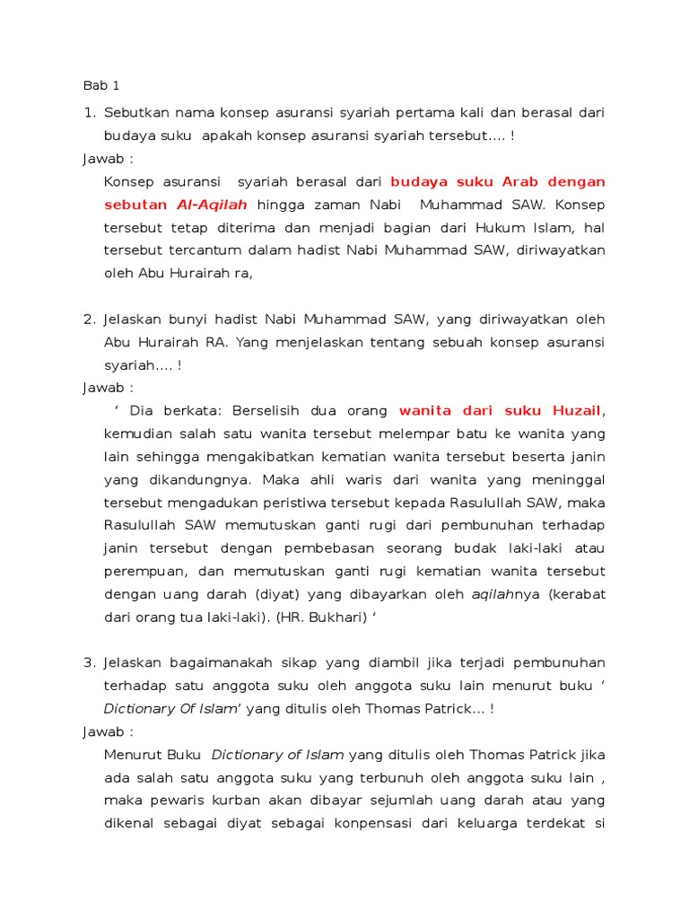 Kumpulan Soal Tanya Jawab Hukum Internasioanl Hitungan Soal