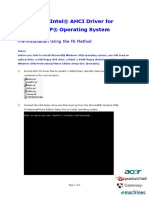 Pre-Installation Using the F6 Method(NM10)