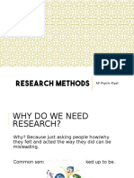Unit II Research Methods
