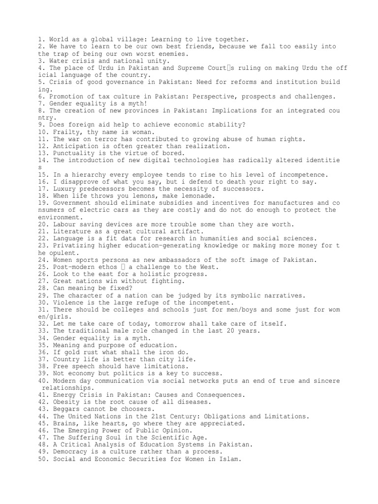 Css essays 2010 picture