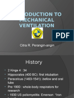 Introduction To Mechanical Ventilation