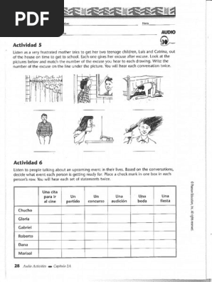 2a Audio Activities 5 And 6