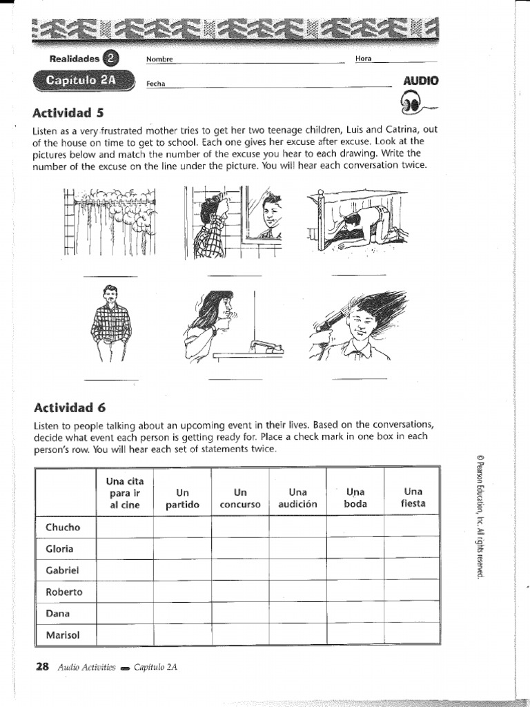 2a Audio Activities 5 And 6