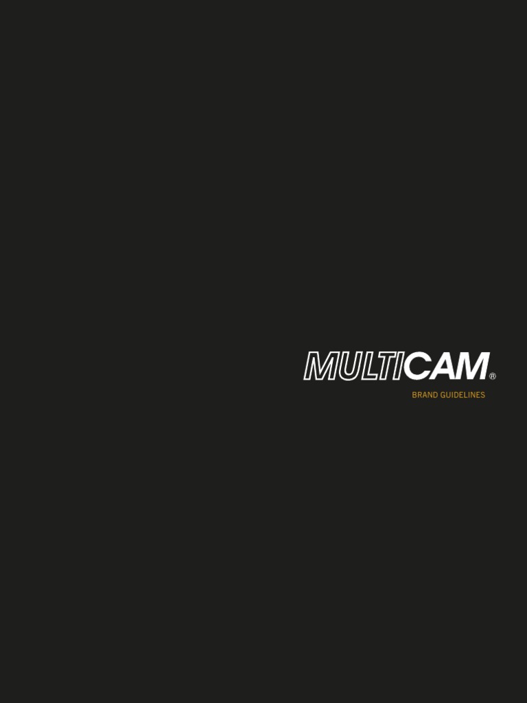 MultiCam Brand Guide | PDF | Typography | Letter Case