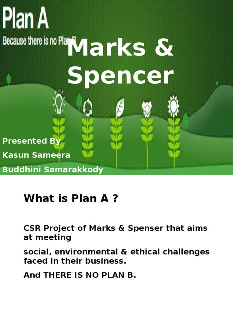 Marks & Spencer Plan A | PDF | Economies | Business
