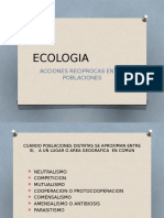 ECOLOGIA Acciones Reciprocas