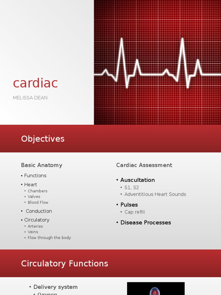 Cardiac Anatomy & Assessment Guide | PDF | Heart Valve | Heart