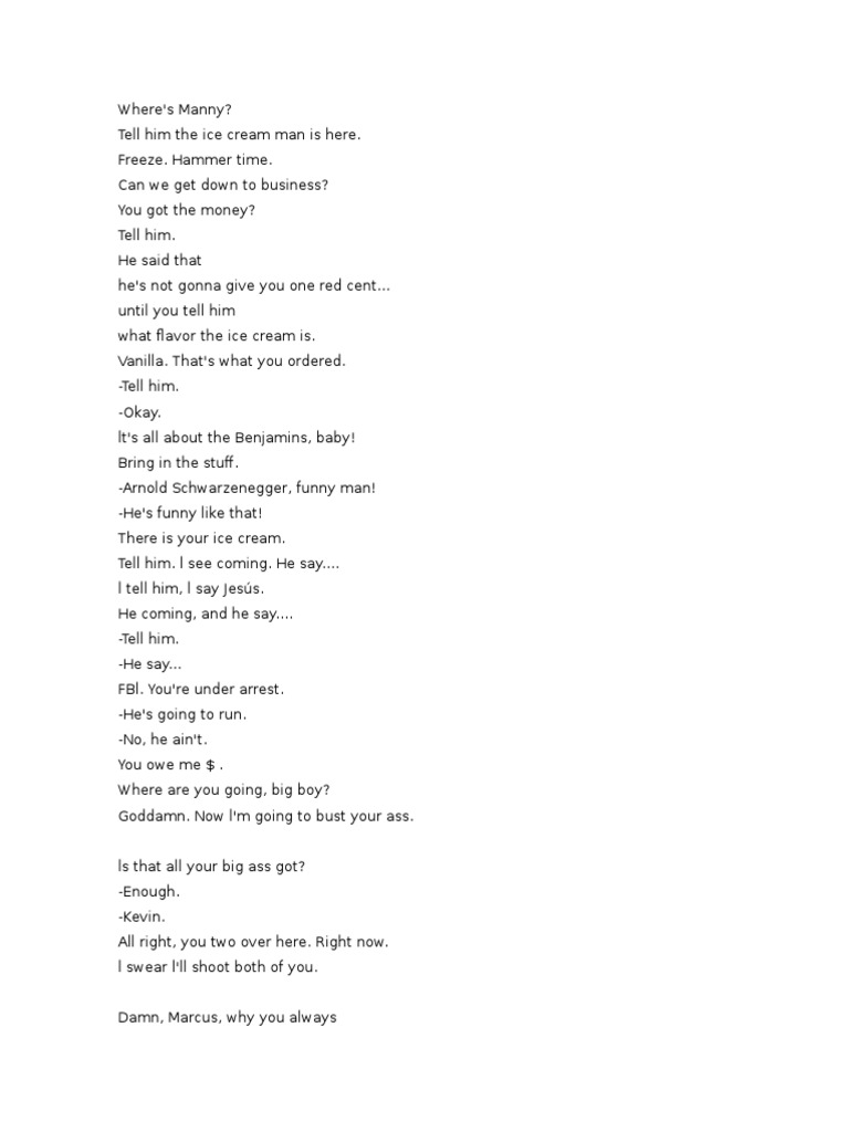 White Chicks Script | PDF