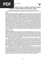 Impact of Mobile Phone Usage On Academic Performance Among Secondary School Students in Taraba State, Nigeria 2