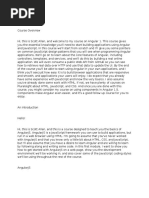 AngularJS Overview