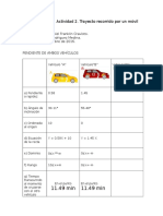 Actividad 2. Trayecto Recorrido Por Un Movil