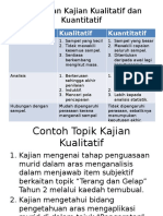 Perbezaan Kajian Kualitatif Dan Kuantitatif