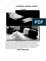 Types of Commonly Abused Drugs:: Cocaine