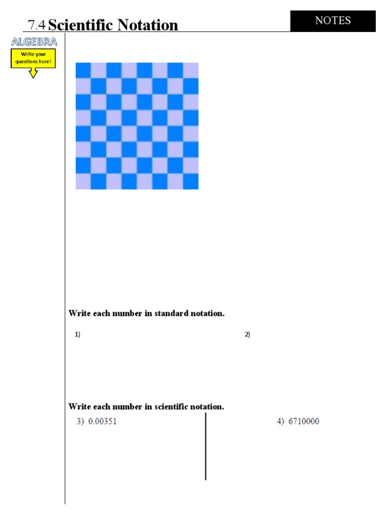 Understanding Scientific Notation Basics | PDF | Home & Garden