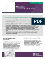 Assessment Methods:: Capability-Based Assessments For Merit-Based Employment