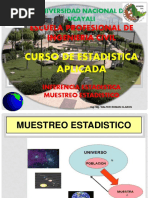 Muestreo Estadistica Aplicada Ing Civil 2016-II