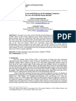 Investigating Seasonal Patterns in Developing Countries The Case of FYROM Stock Market