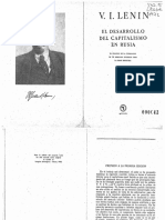 Lenin. El Desarrollo Del Capitalismo en Rusia PDF