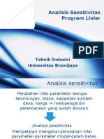 P3 - Analisis Sensitivitas LP