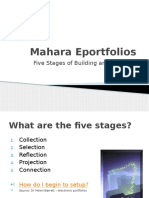 Mahara Eportfolios: Five Stages of Building An Eportfoliio