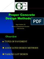 Concrete Design Methodology