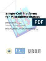 Single-Cell Platforms For Microbiomechanics