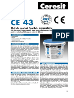 Ceresit Ce43-Fisa Tehnica