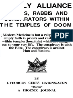 Unholy Alliance Priests, Rabbis and Conspirators Within The Temples of Doom Gyeorgos Ceres Hatonn