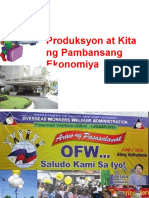 Produksyon at Kita NG Pambansang Ekonomiya