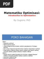 Matematika Optimisasi - 1