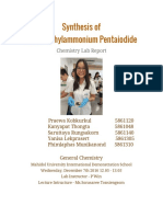 Synthesis of Tetramethylammonium Pentaiodide: Chemistry Lab Report